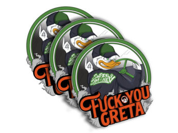 3 Sticker #FuckYouGreta