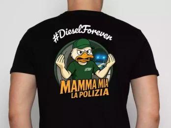 T-shirt Mamma mia la Polizia
